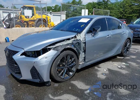 2021 Lexus Is 350 F Sport из США, поврежденный, VIN JTHGZ1B26M5042351